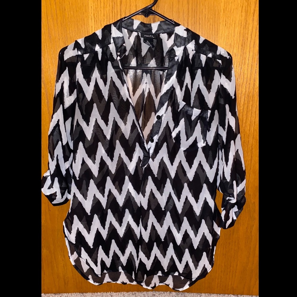 Sheer tunic